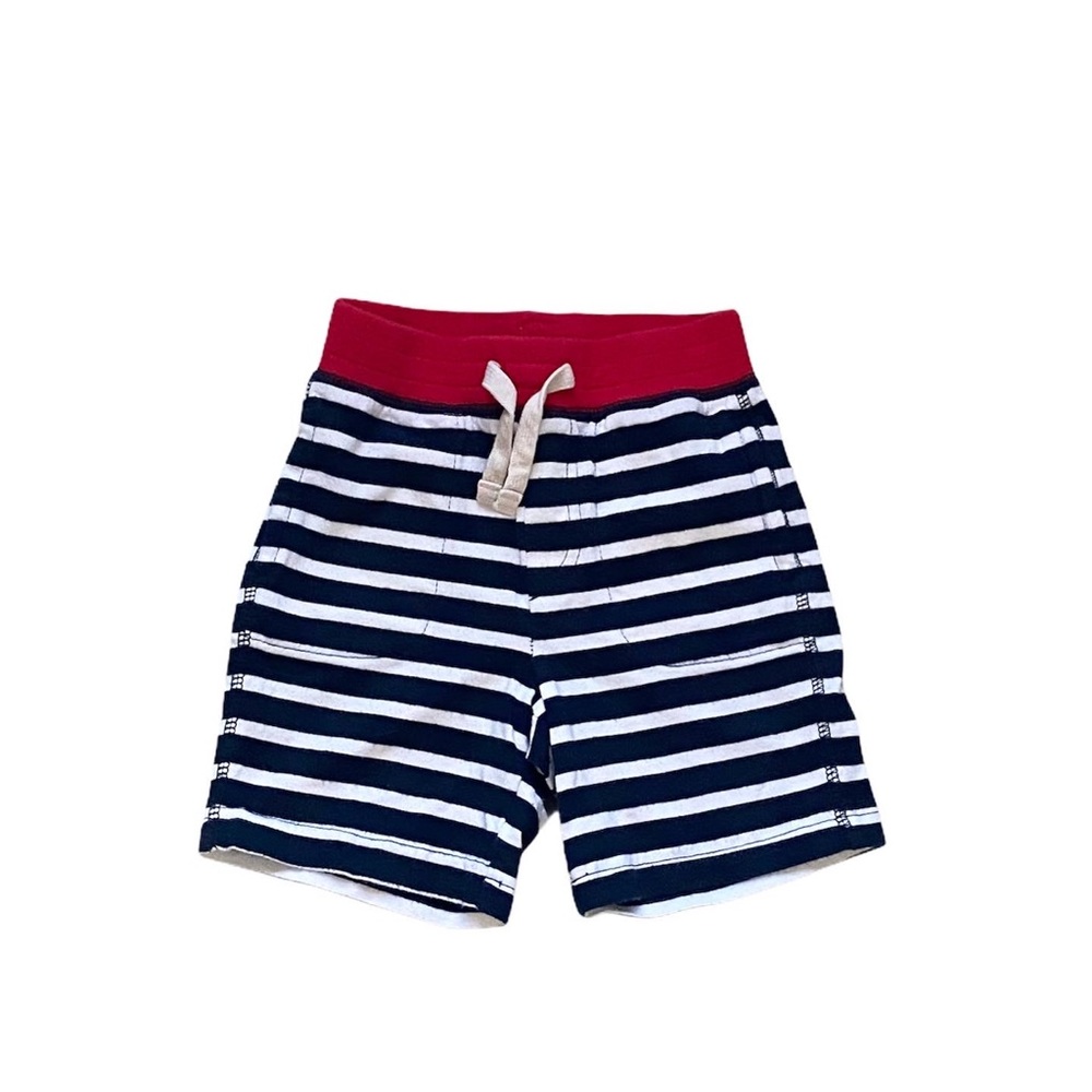Baby Gap blue and white striped shorts 2T